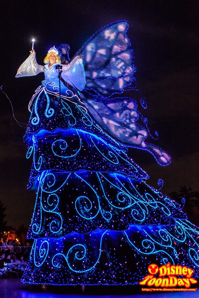 TDL　東京ディズニーランド・エレクトリカルパレード・ドリームライツ　ブルーフェアリー