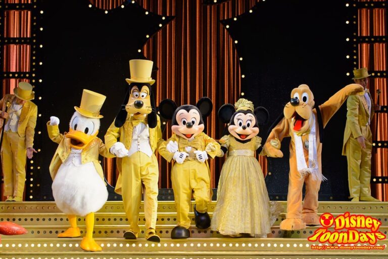 HKDL　ゴールデンミッキー　ドナルドダック　グーフィー　ミッキーマウス　ミニーマウス　ミニーマウス プルート