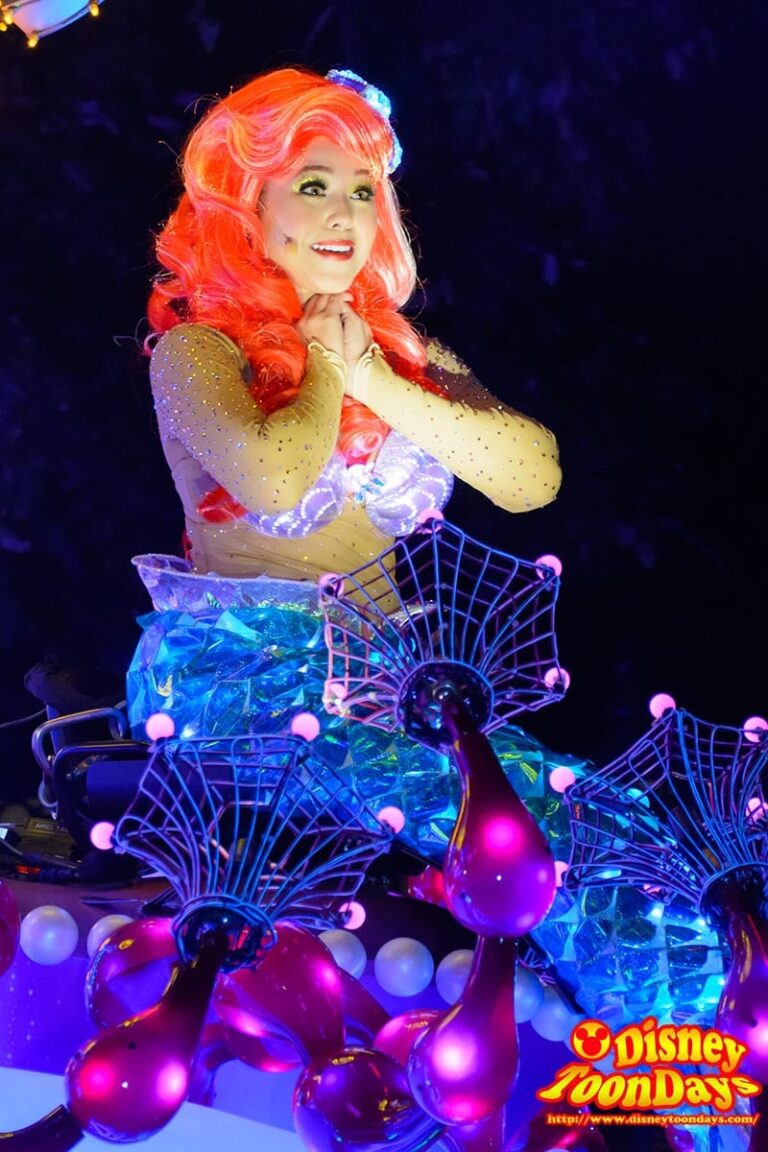 HKDL　ペイント・ザ・ナイト　リトル・マーメイド　アリエル