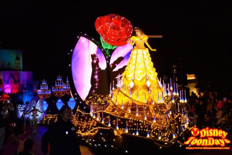 HKDL　ペイント・ザ・ナイト　美女と野獣