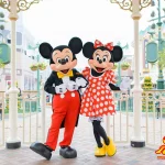 HKDL メインストリートUSA グリーティング ミッキーマウス　ミニーマウス