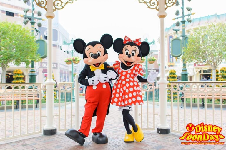 HKDL メインストリートUSA グリーティング ミッキーマウス ミニーマウス