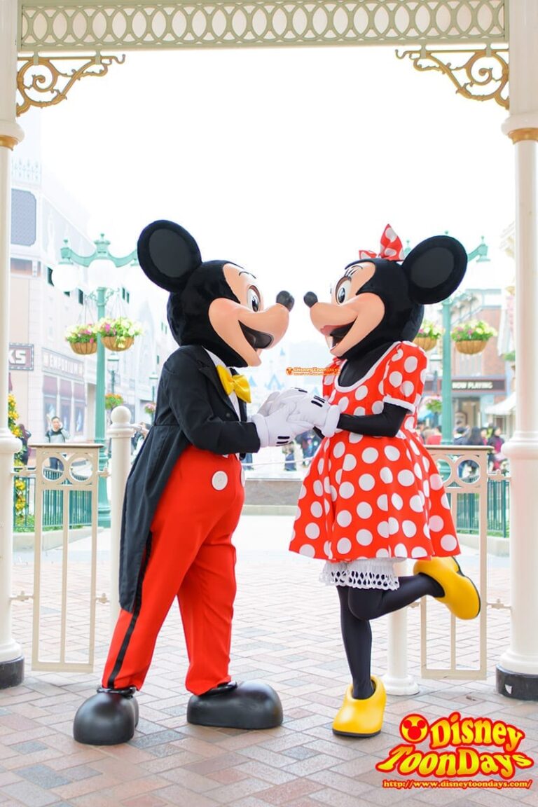 HKDL メインストリートUSA グリーティング ミッキーマウス ミニーマウス