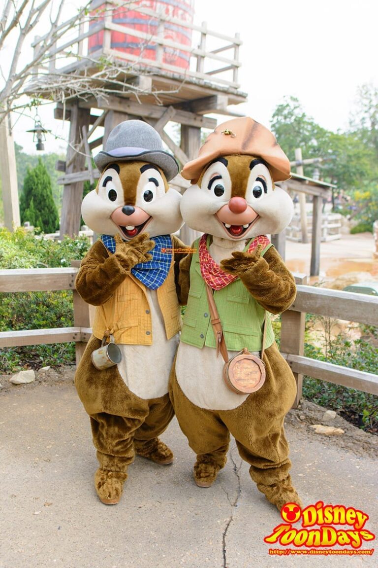 HKDL グリズリーガルチ　グリーティング　チップ　デール