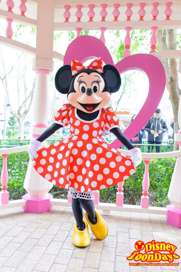 HKDL ファンタジーランド　ファンタジーガーデン　グリーティング　ミニーマウス