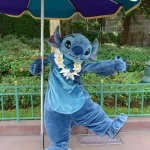 HKDL ファンタジーランド　トゥモローランド　グリーティング　スティッチ