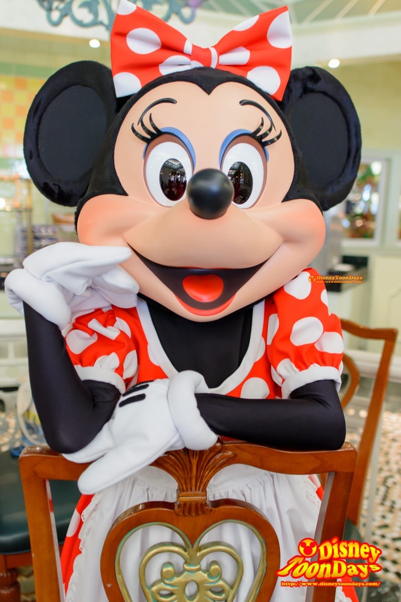 HKDL 香港ディズニーランドホテル　エンチャンテッドガーデン　ミニーマウス