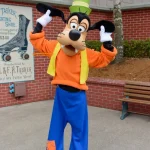 DLP　メインストリートUSA　グリーティング　グーフィー