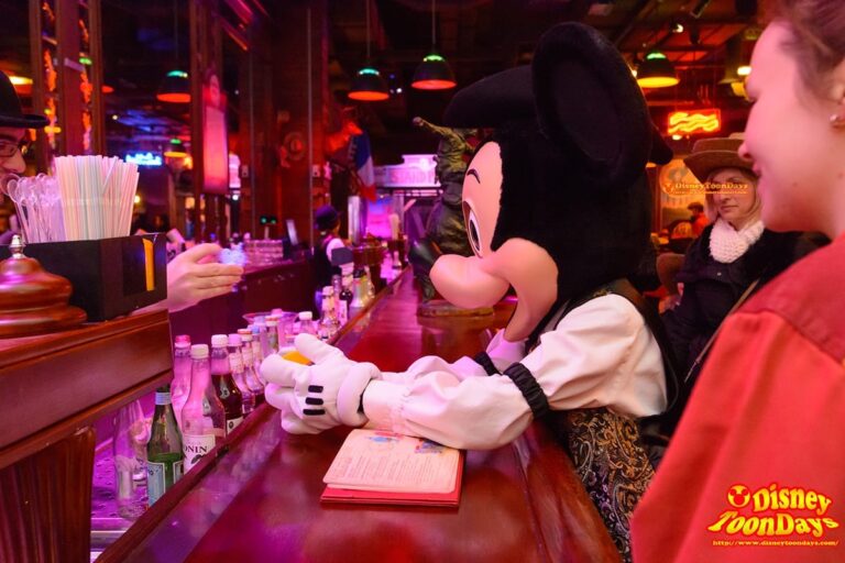DLP ディズニーヴィレッジ　バッファロービルワイルドウェストショー　グリーティング　ミッキーマウス