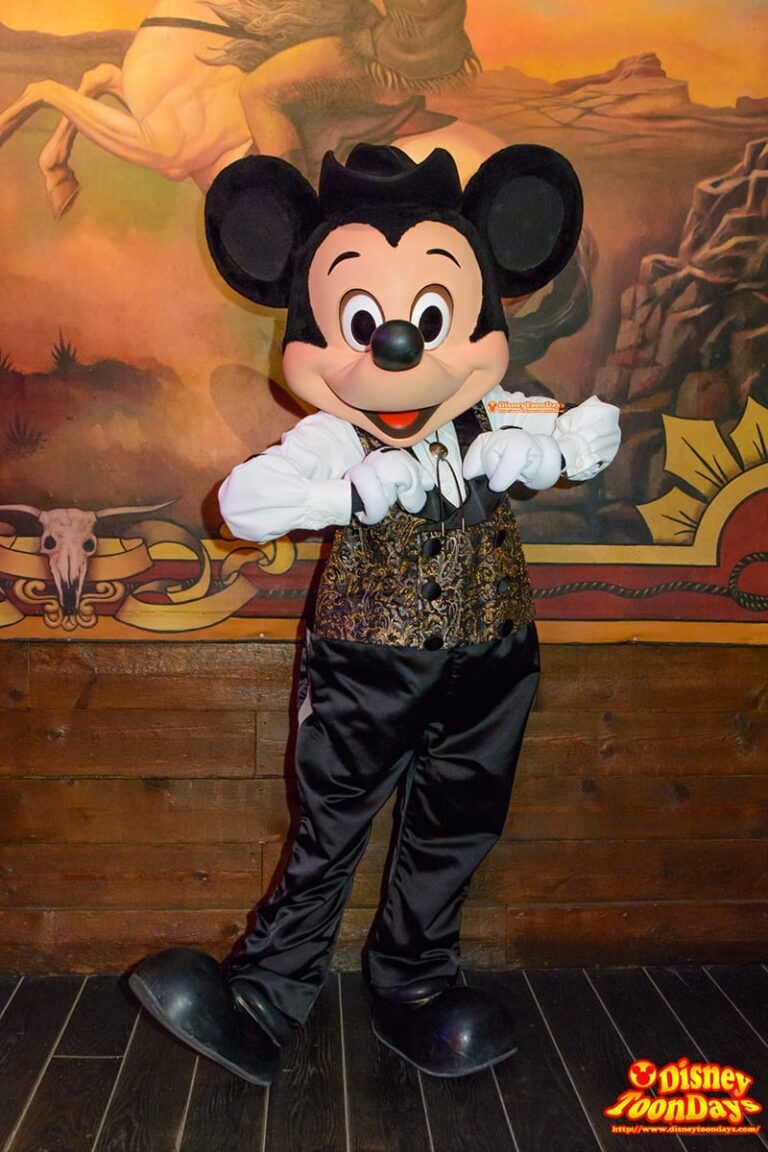 DLP ディズニーヴィレッジ　バッファロービルワイルドウェストショー　グリーティング　ミッキーマウス