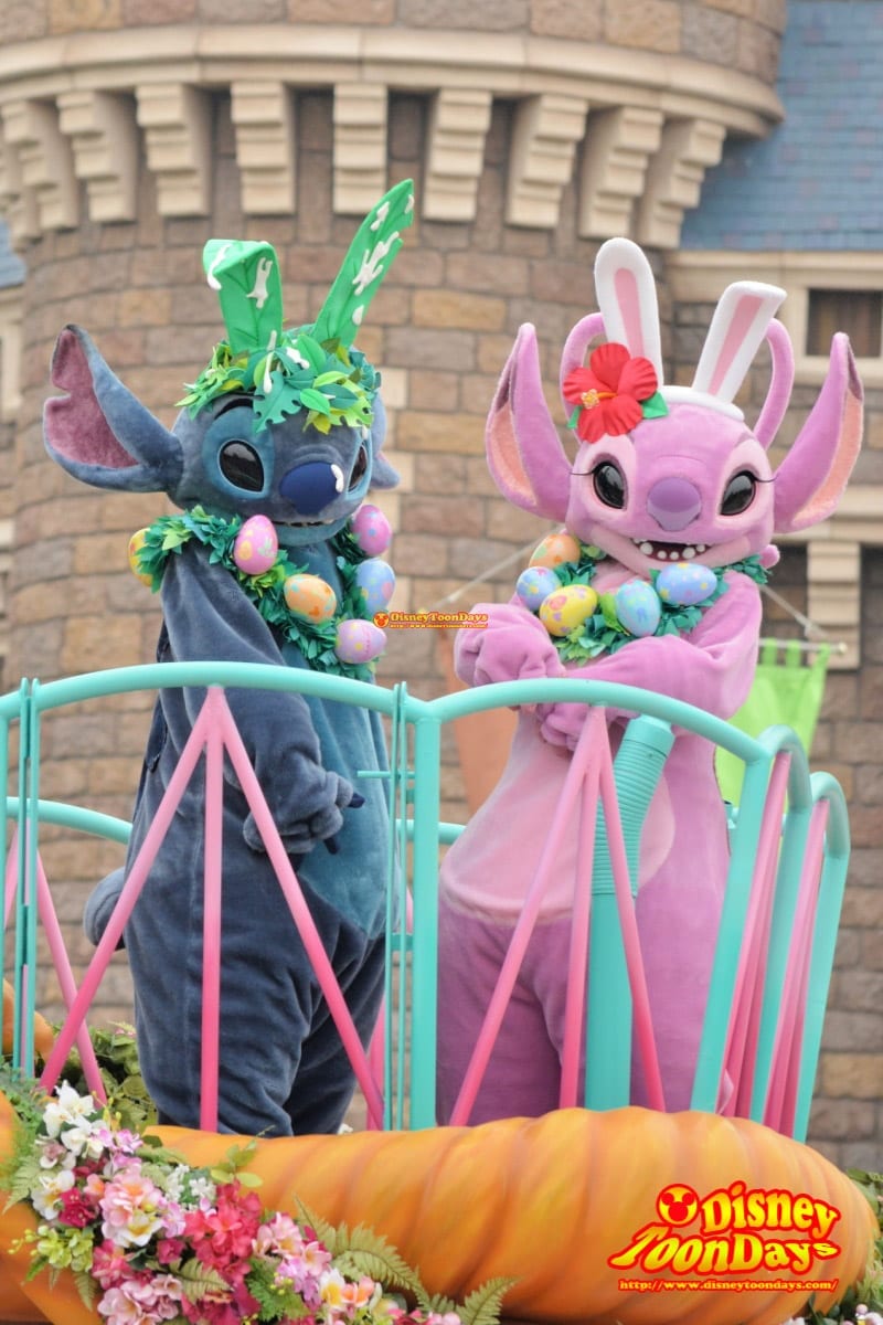 ディズニーイースターワンダーランドのスティッチ