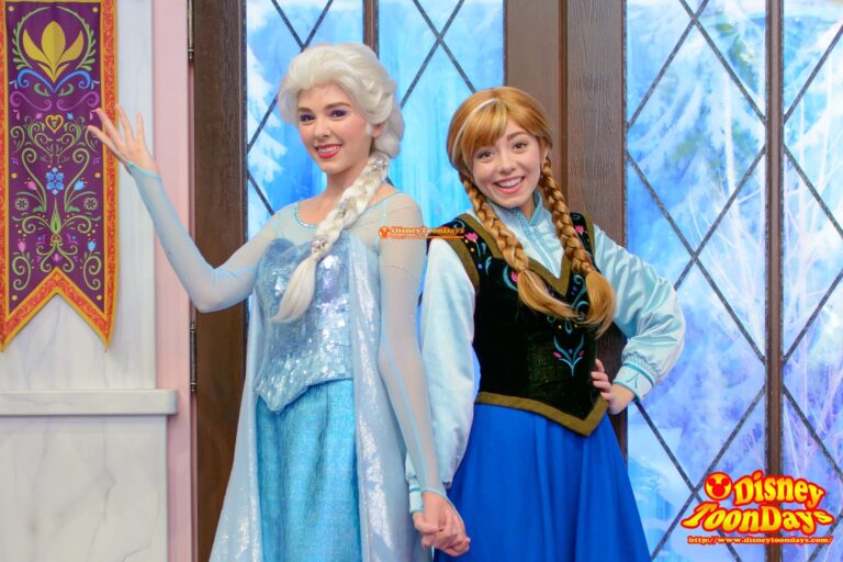 DL ディズニーカリフォルニアアドベンチャー グリーティング アナ エルサ