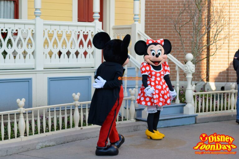 DLP ディズニーランドパリ メインストリートUSA　グリーティング　ミッキーマウス　ミニーマウス