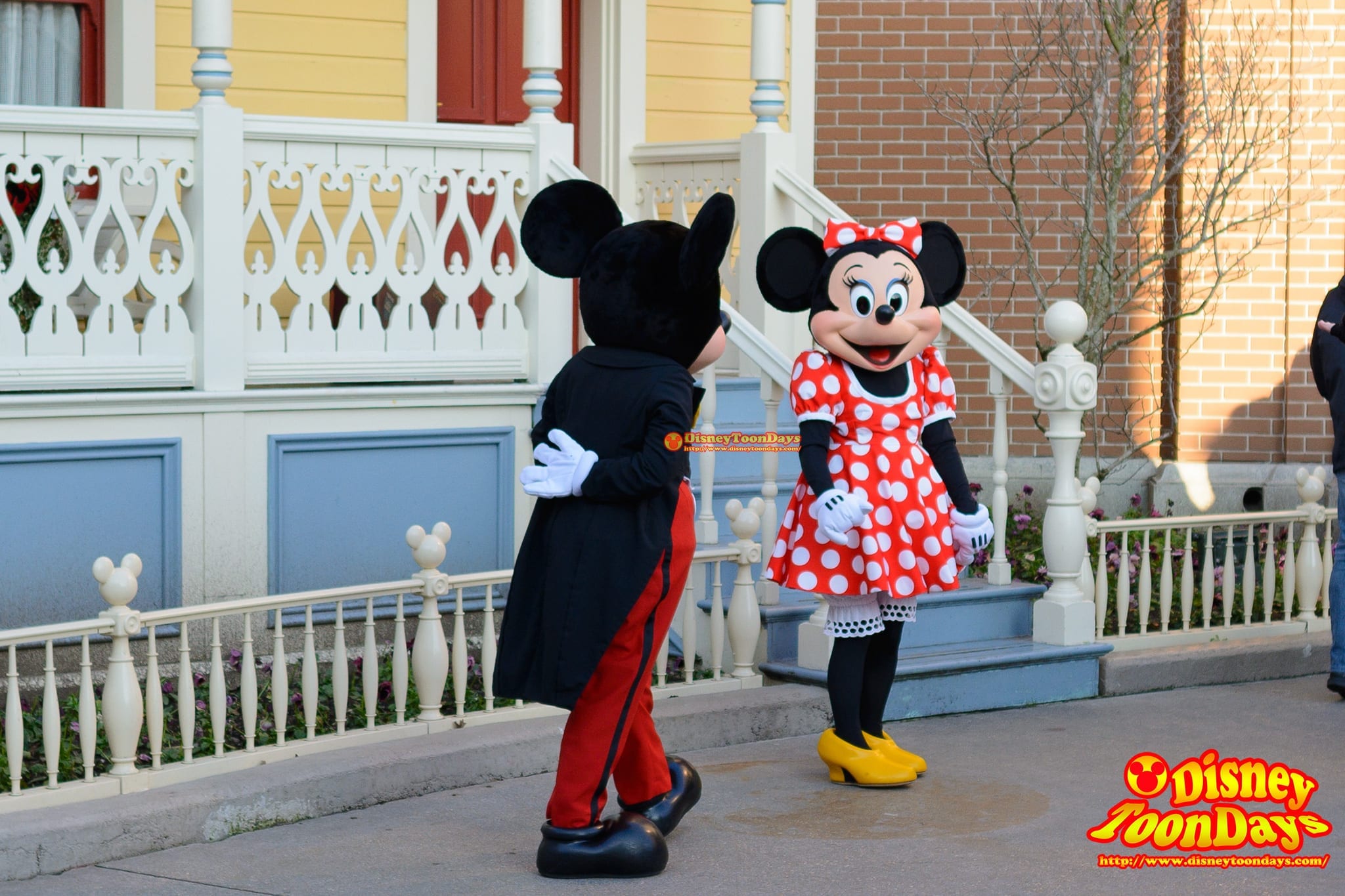 DLP ディズニーランドパリ メインストリートUSA　グリーティング　ミッキーマウス　ミニーマウス