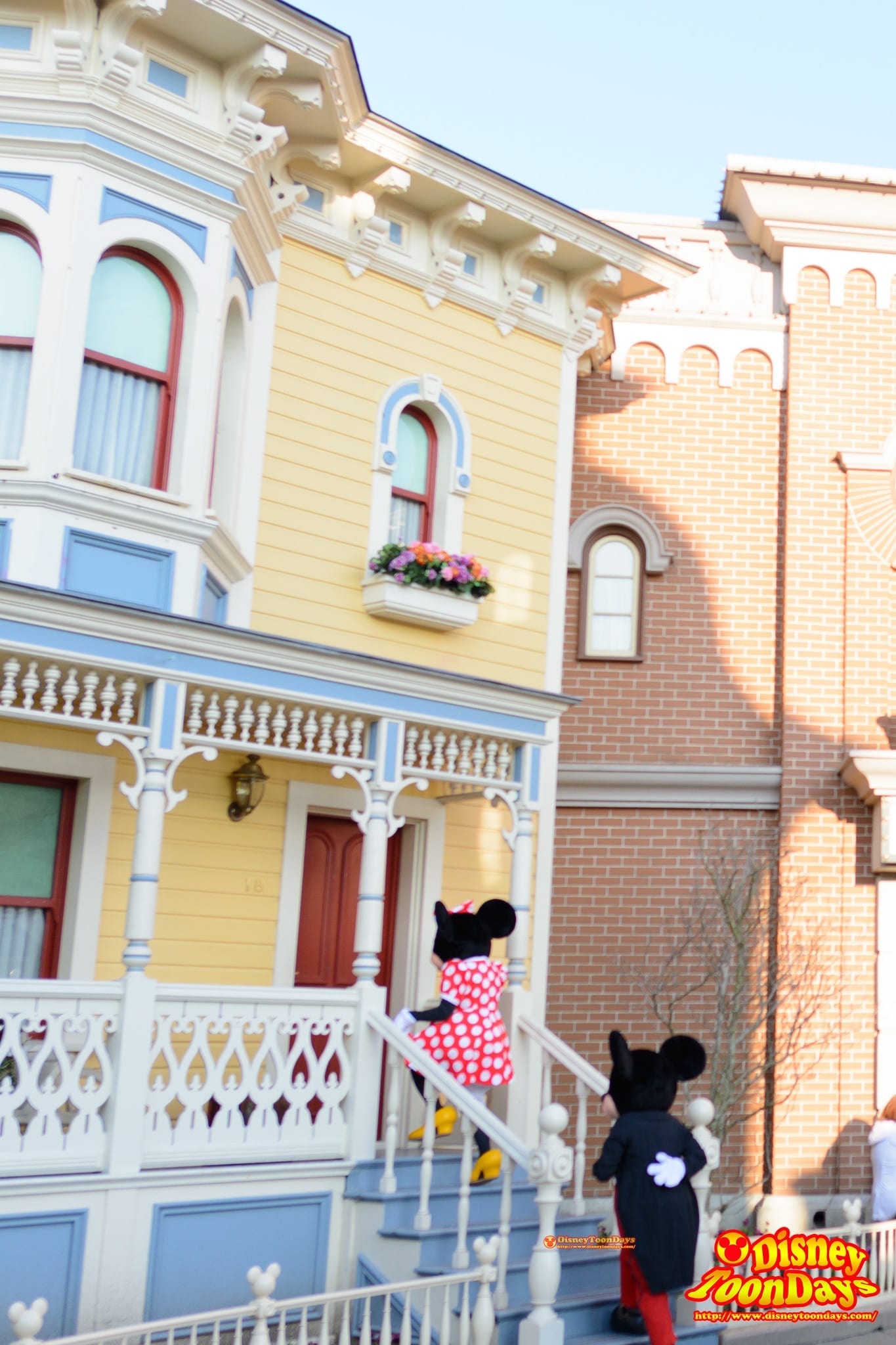 DLP ディズニーランドパリ メインストリートUSA　グリーティング　ミッキーマウス　ミニーマウス