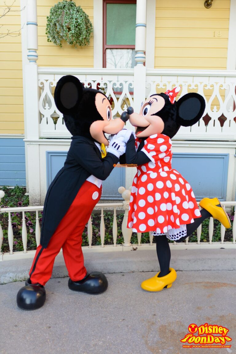 DLP ディズニーランドパリ メインストリートUSA　グリーティング　ミッキーマウス　ミニーマウス