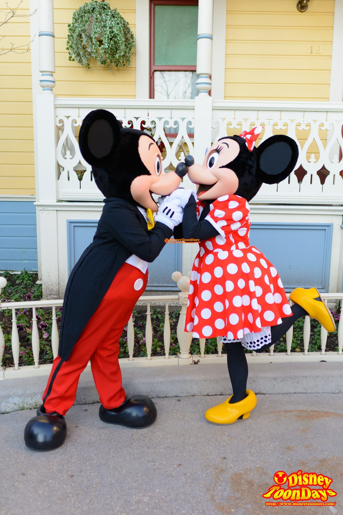 DLP ディズニーランドパリ メインストリートUSA　グリーティング　ミッキーマウス　ミニーマウス