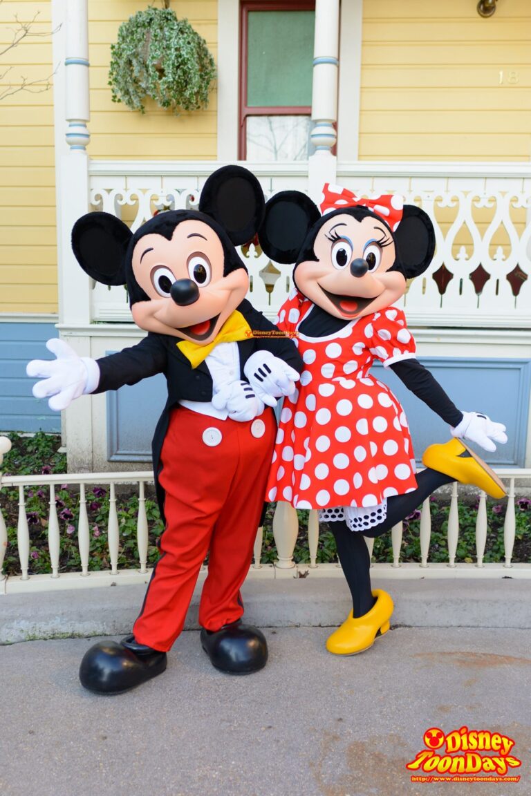 DLP ディズニーランドパリ メインストリートUSA　グリーティング　ミッキーマウス　ミニーマウス