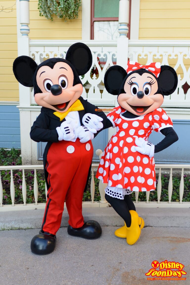 DLP ディズニーランドパリ メインストリートUSA　グリーティング　ミッキーマウス　ミニーマウス