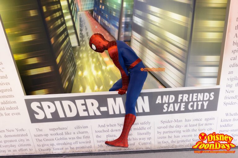 DLP ウォルトディズニースタジオ　バックロット　グリーティング　スパイダーマン