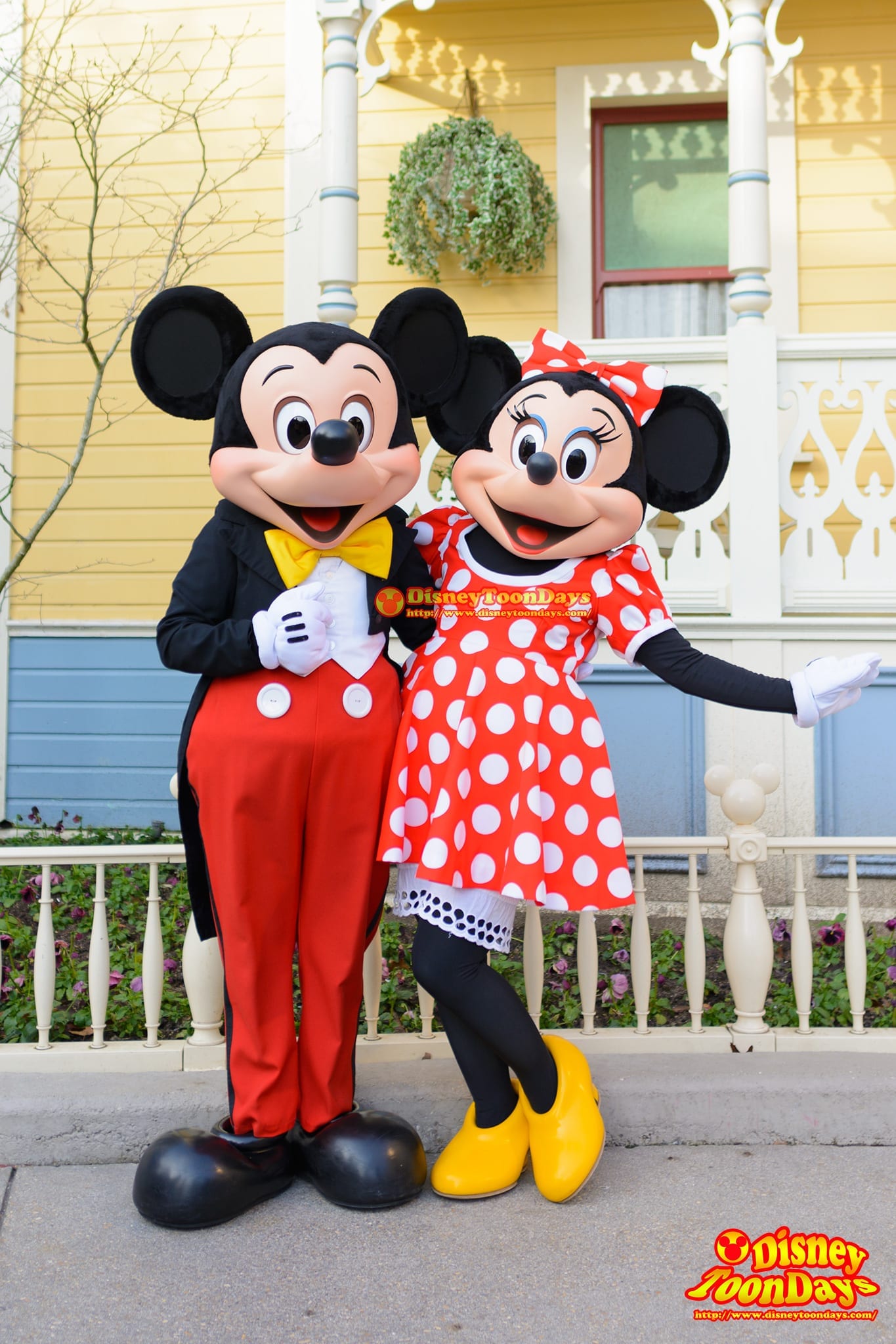 DLP ディズニーランドパリ メインストリートUSA　グリーティング　ミッキーマウス　ミニーマウス