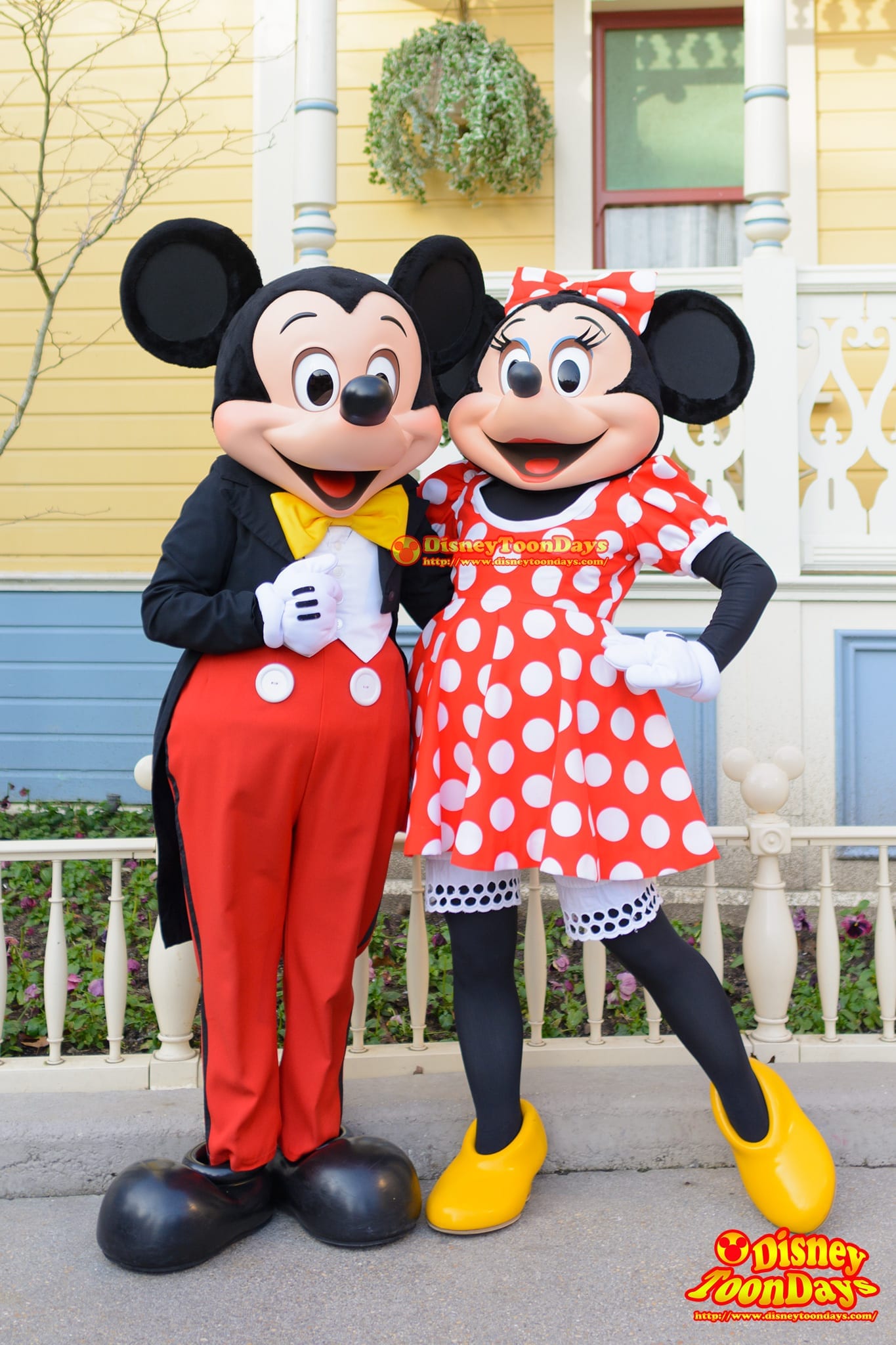 DLP ディズニーランドパリ メインストリートUSA　グリーティング　ミッキーマウス　ミニーマウス