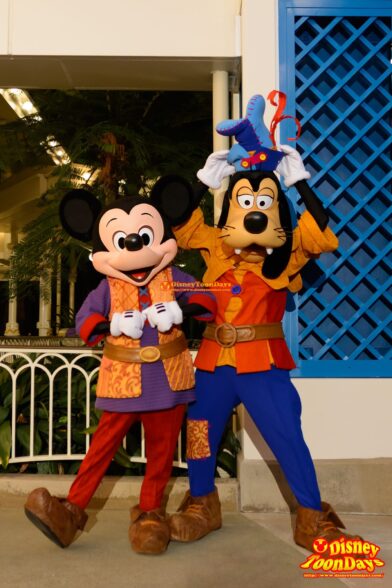HKDL 10th Happily Ever after 2015 グリーティング ミッキー・アンド・ザ・ワンダラス・ブック ミッキーマウス グーフィー