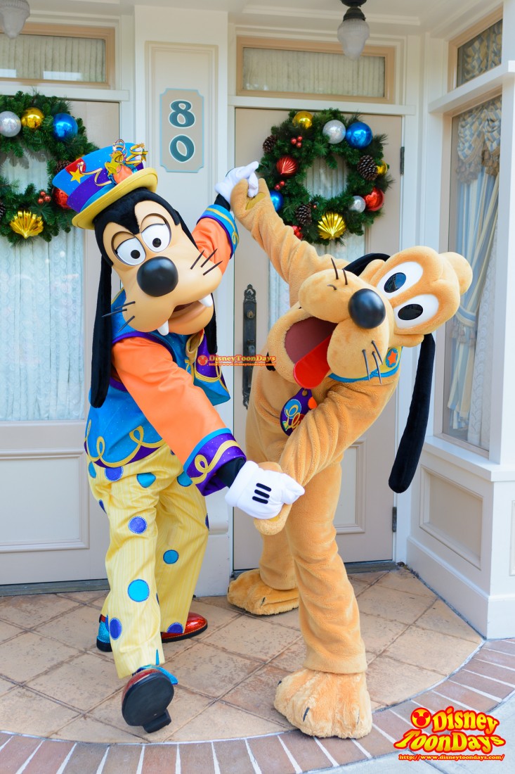 HKDL 10th Happily Ever after 2015 10周年限定 グリーティング　グーフィー　プルート