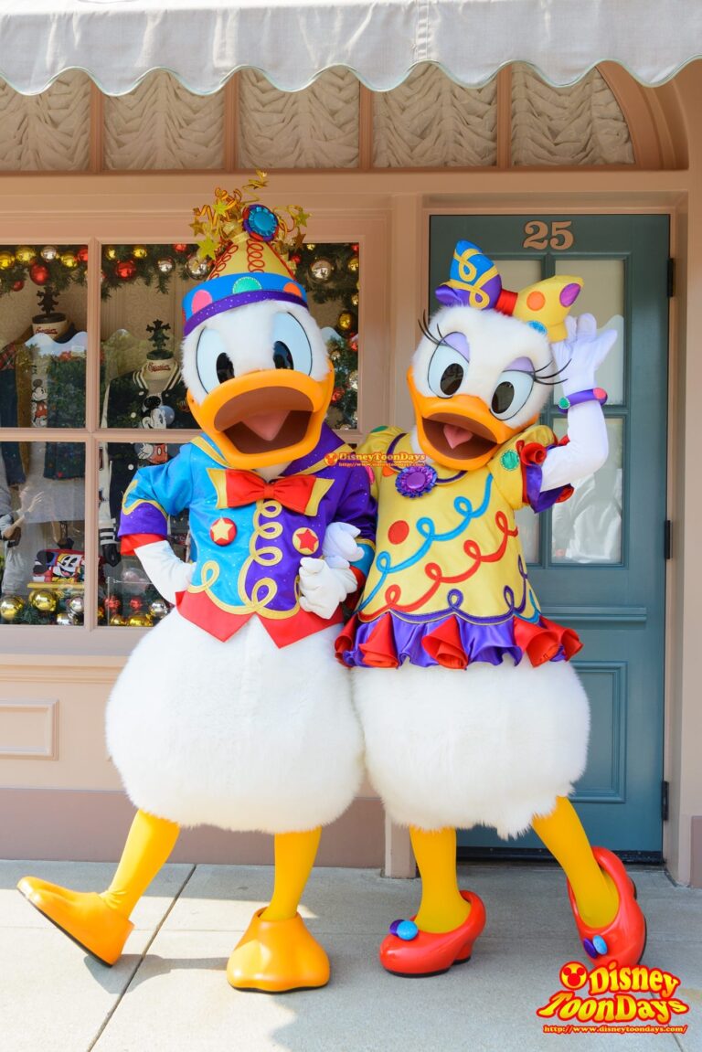 HKDL 10th Happily Ever after 2015 10周年限定 グリーティング　ドナルドダック　デイジーダック