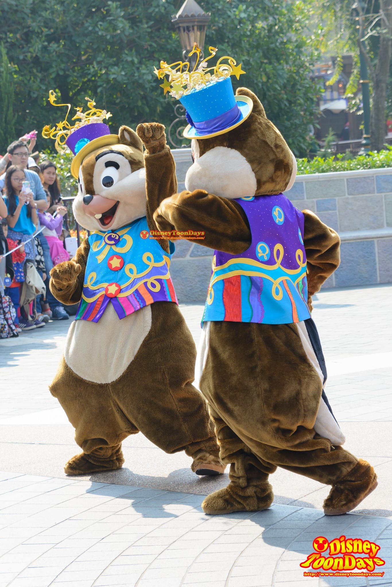 HKDL 10th Happily Ever after 2015 10thアニバーサリーセレブレーション・ウィズ・ミッキー・アンド・フレンズ　チップ　デール