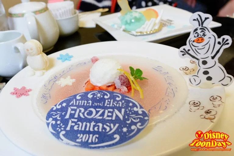 アンバサダーホテルにもオラフデザートが！マカロンのスノーギースもかわいすぎる