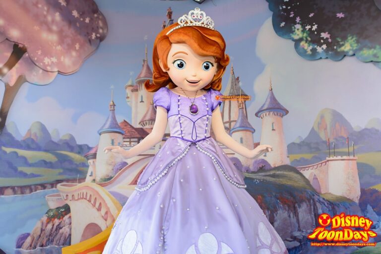 WDW ディズニーハリウッドスタジオ アニメーションコートヤード グリーティング ソフィア・ザ・ファースト