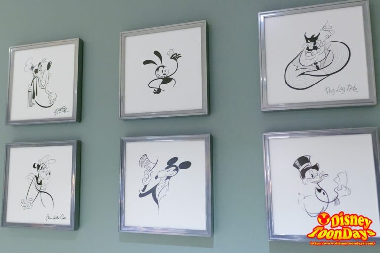 WDW ディズニーハリウッドスタジオ アニメーションコートヤード 壁の絵