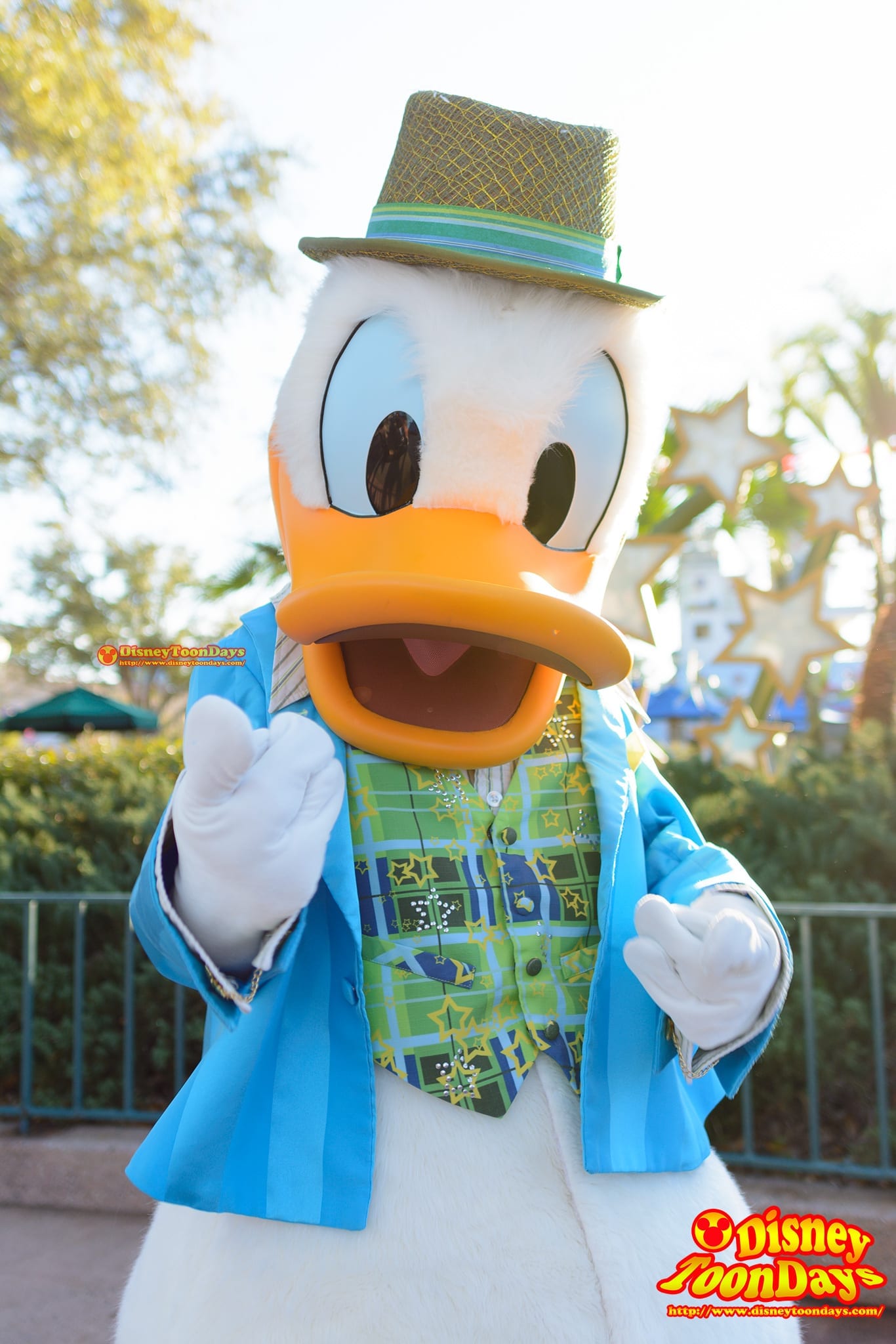 WDW ディズニーハリウッドスタジオ センターステージコートヤード グリーティング 　ドナルドダック