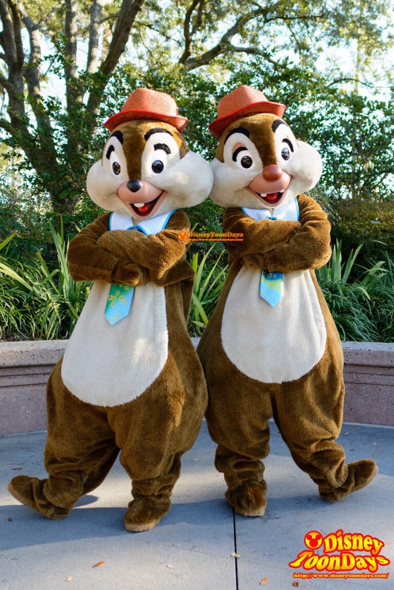 WDW ディズニーハリウッドスタジオ センターステージコートヤード グリーティング チップ デール