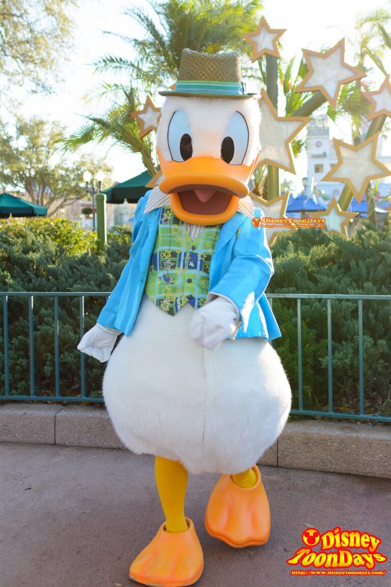 WDW ディズニーハリウッドスタジオ センターステージコートヤード グリーティング ドナルドダック　　