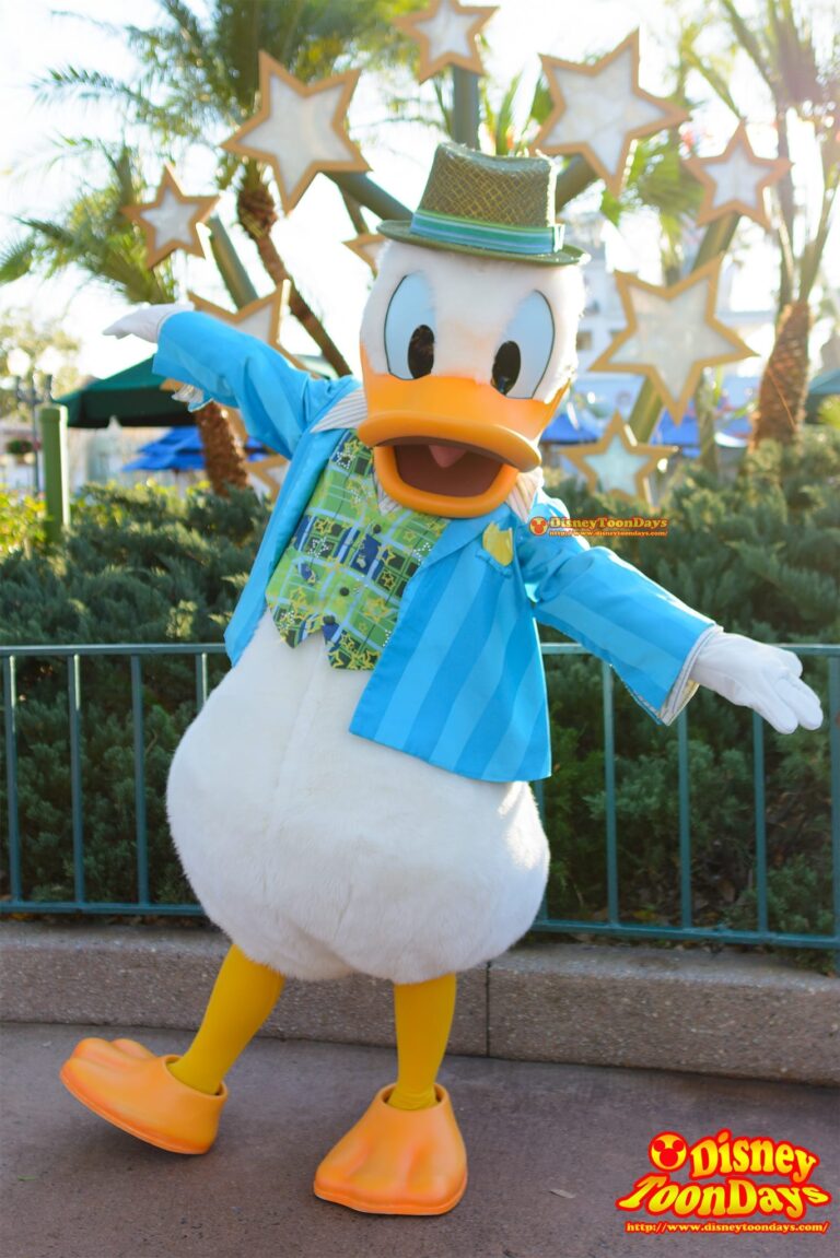 WDW ディズニーハリウッドスタジオ センターステージコートヤード グリーティング ドナルドダック　