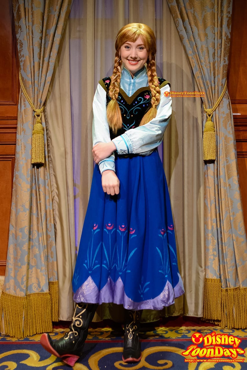 WDW マジックキングダム ファンタジーランド プリンセス・フェアリーテイル・ホール グリーティング アナ