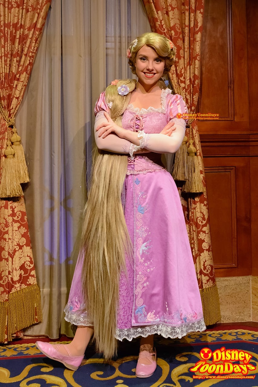 WDW マジックキングダム ファンタジーランド プリンセス・フェアリーテイル・ホール グリーティング ラプンツェル