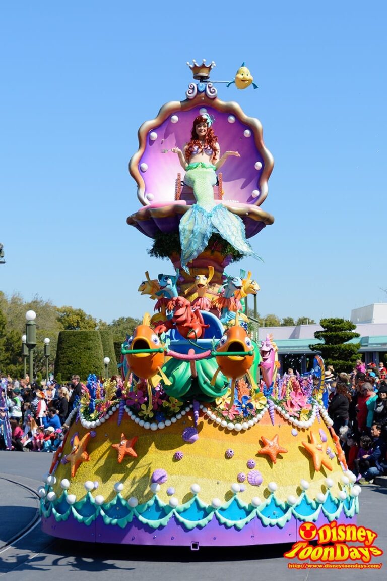 WDW マジックキングダム フェスティバル・オブ・ファンタジー・パレード 「リトルマーメイド」ユニット