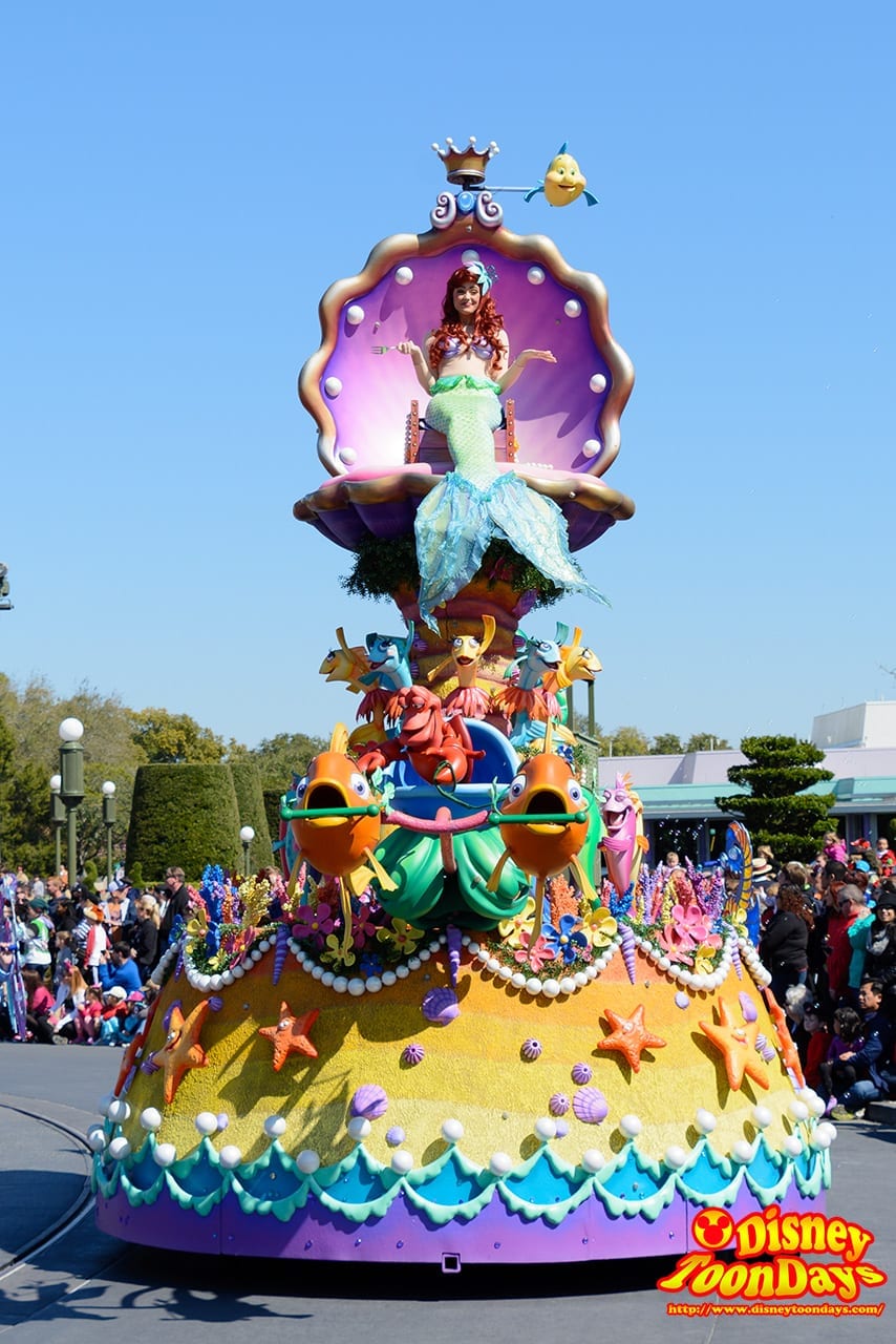 WDW マジックキングダム フェスティバル・オブ・ファンタジー・パレード 「リトルマーメイド」ユニット