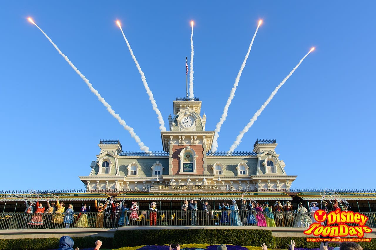 WDWの豪華なオープニングセレモニー「マジックキングダム