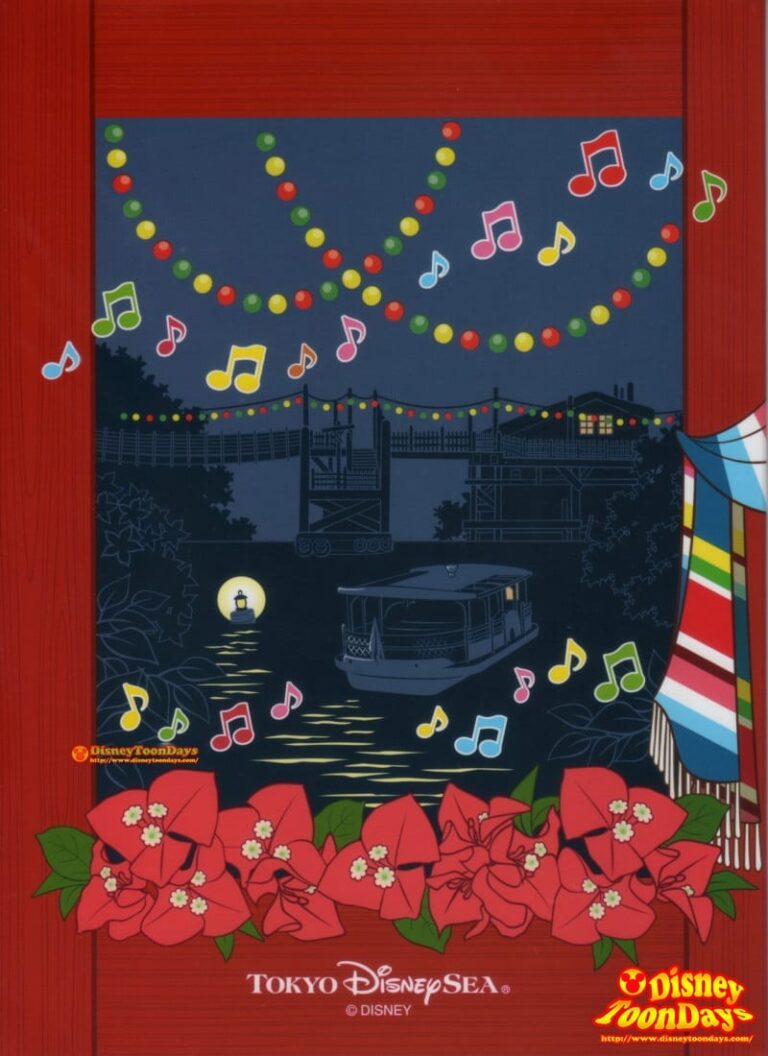 TDS　ロストリバーデルタ　ミゲルズエルドラドキャンティーナ　ディズニーJCBカード　キャラクターグリーティング　台紙写真