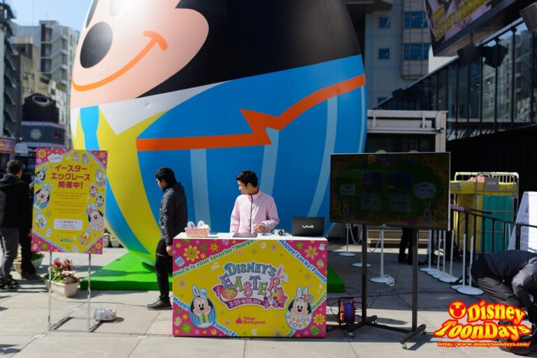 赤坂サカス ママサカス ディズニー・イースター イースターエッグレース受付 2016