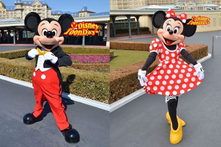 TDL エントランス グリーティング ミッキーマウス ミニーマウス