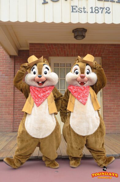 TDL ウエスタンランド フリーグリーティング チップとデール
