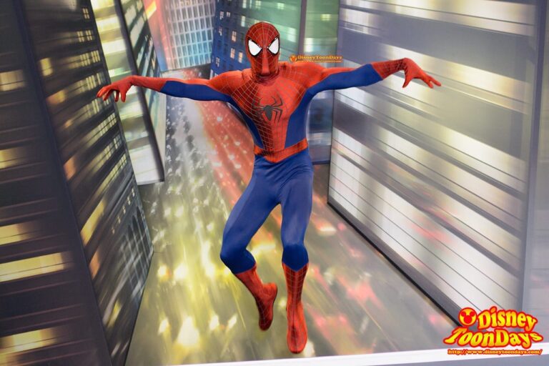 DLP ウォルトディズニースタジオ　バックロット　グリーティング　スパイダーマン