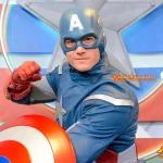DLR カリフォルニアディズニーランドリ トゥモローランド グリーティング  キャプテン・アメリカ