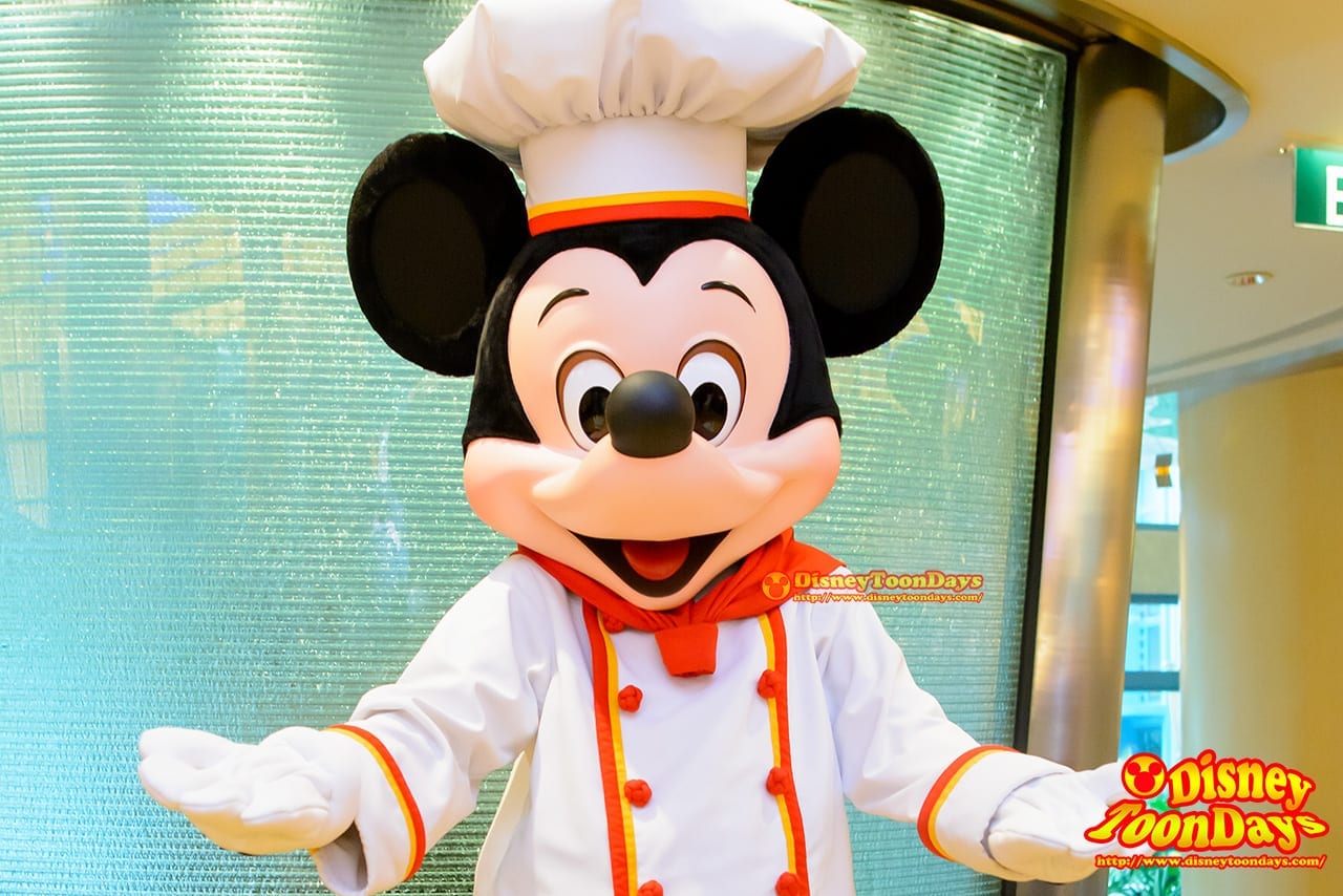 HKDL シェフミッキー　グリーティング　ミッキーマウス
