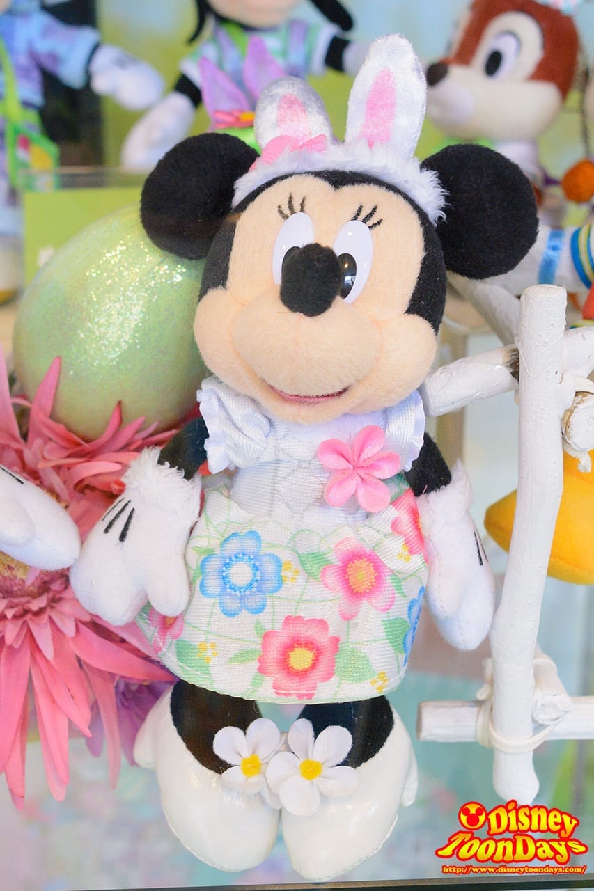 TDL ディズニー・イースター 2016 スペシャルグッズ ぬいぐるみバッチ ミニー